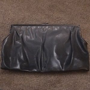 Limited Brand Grey large clutch